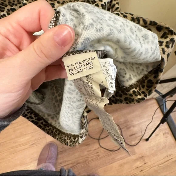 Zara Knit Leopard Print Sleeveless Dress - Picture 6 of 8